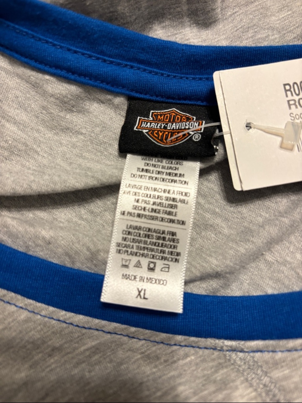 Harley Davidson Sociable Raglan T shirt - Picture 7 of 8